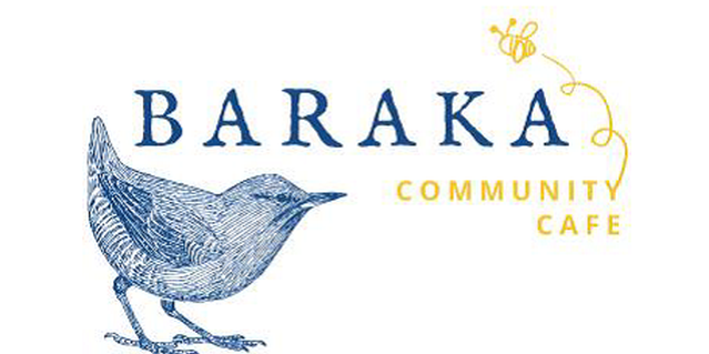 Baraka Cafe and logo